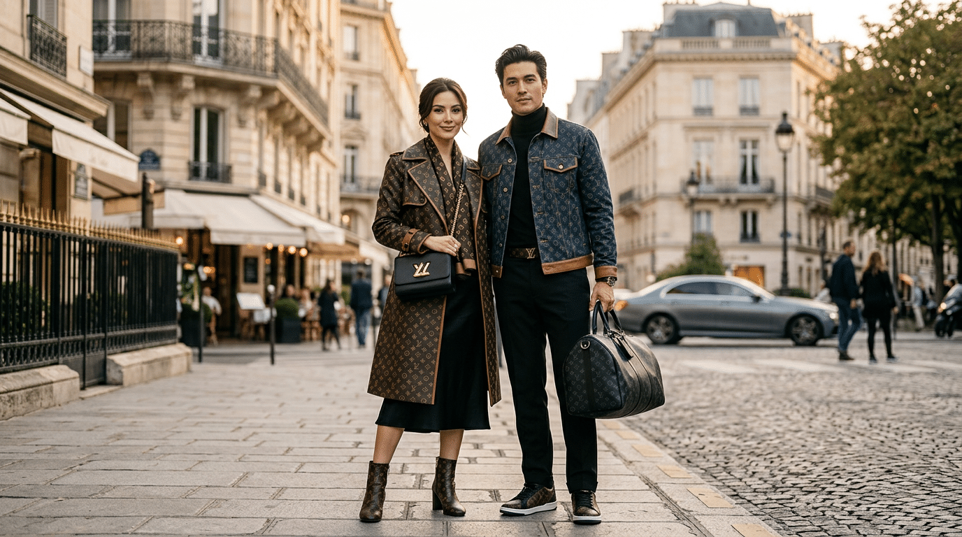 KI generiertes Symbolbild: Wie nachhaltig ist Louis Vuitton?